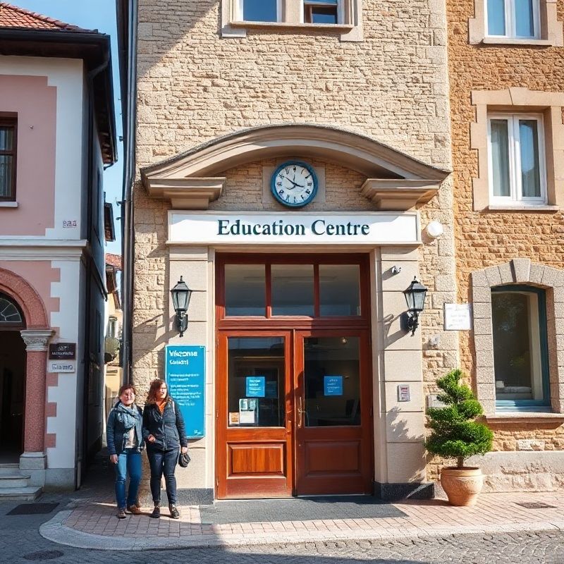 Vhod v izobraževalni center Bledspire v Ptuju